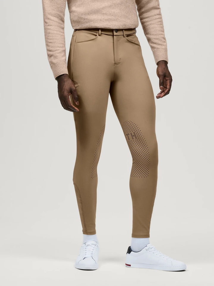 Tommy Hilfiger - Pro knäskodda ridbyxor FOSSIL