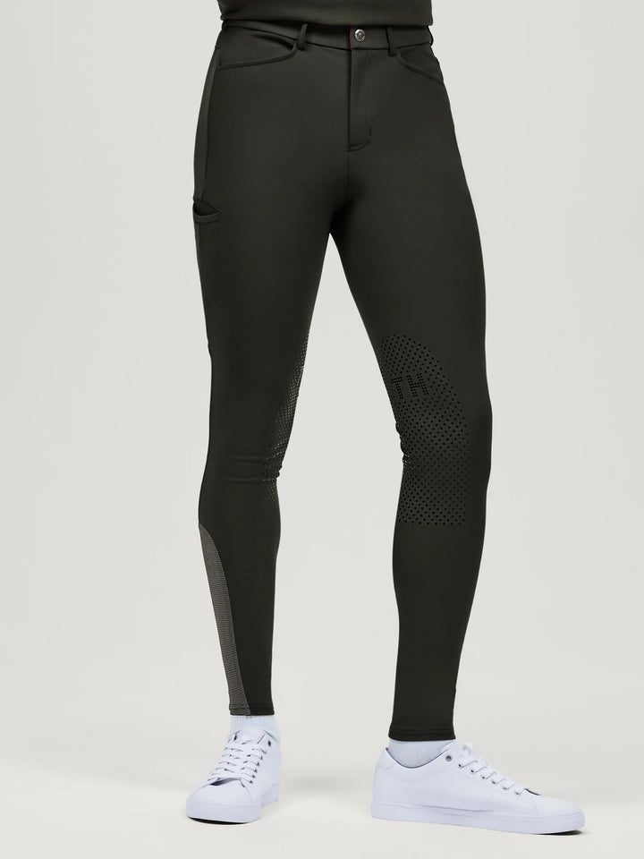 Tommy Hilfiger - Pro knäskodda ridbyxor PINE