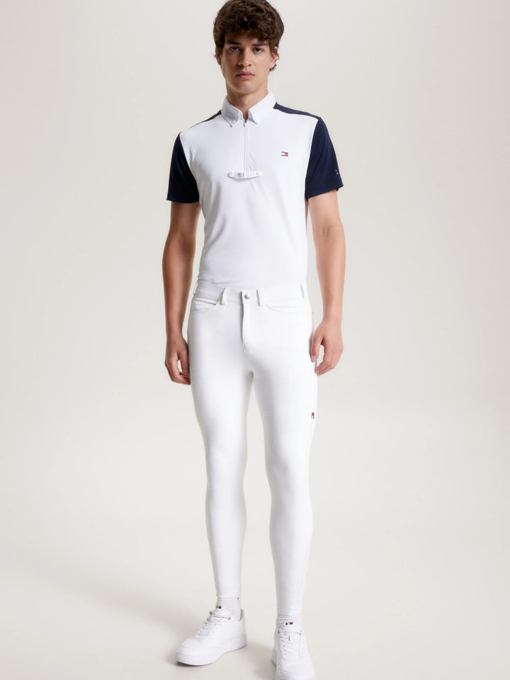 Tommy Hilfiger - Pro knäskodda ridbyxor OPTIC WHITE