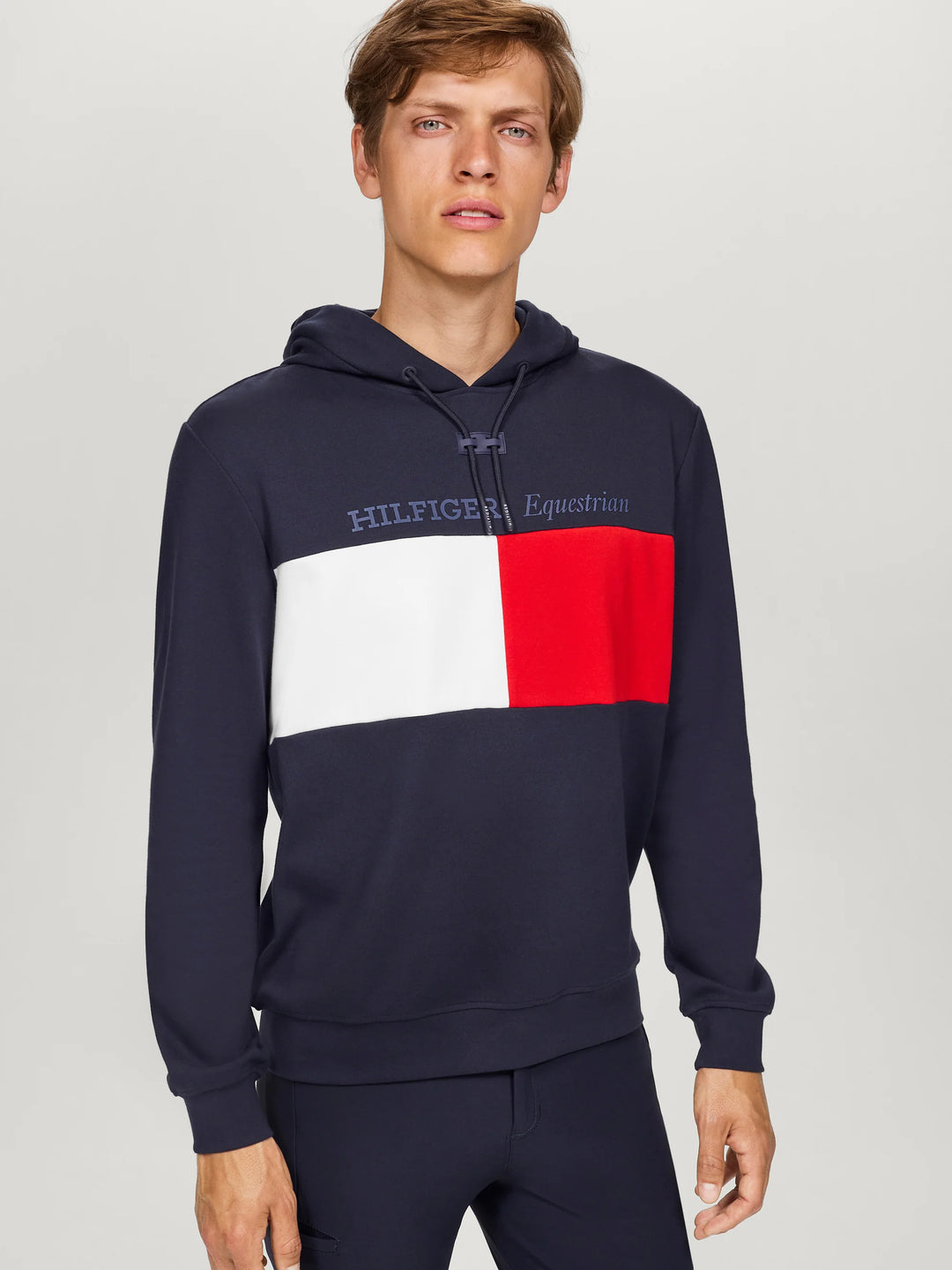 Tommy Hilfiger - Berkshire TH Flagga Huvtröja DESERT SKY