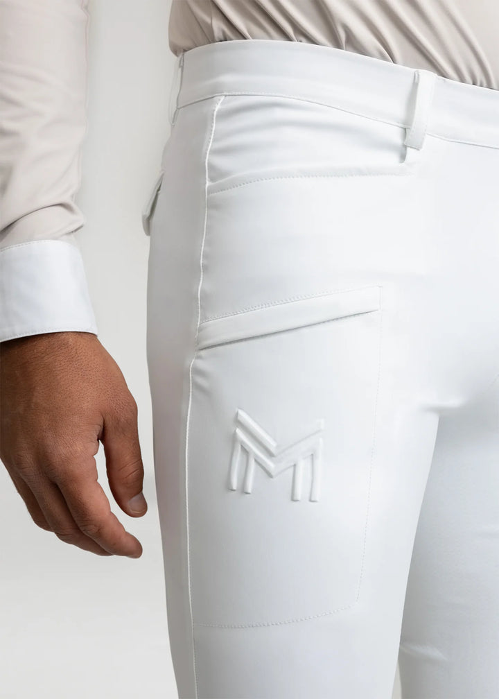Maximilian Equestrian - Motion Helskodda Ridbyxor WHITE