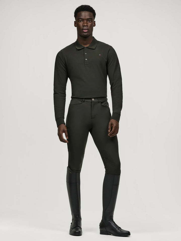 Tommy Hilfiger - Pro knäskodda ridbyxor PINE