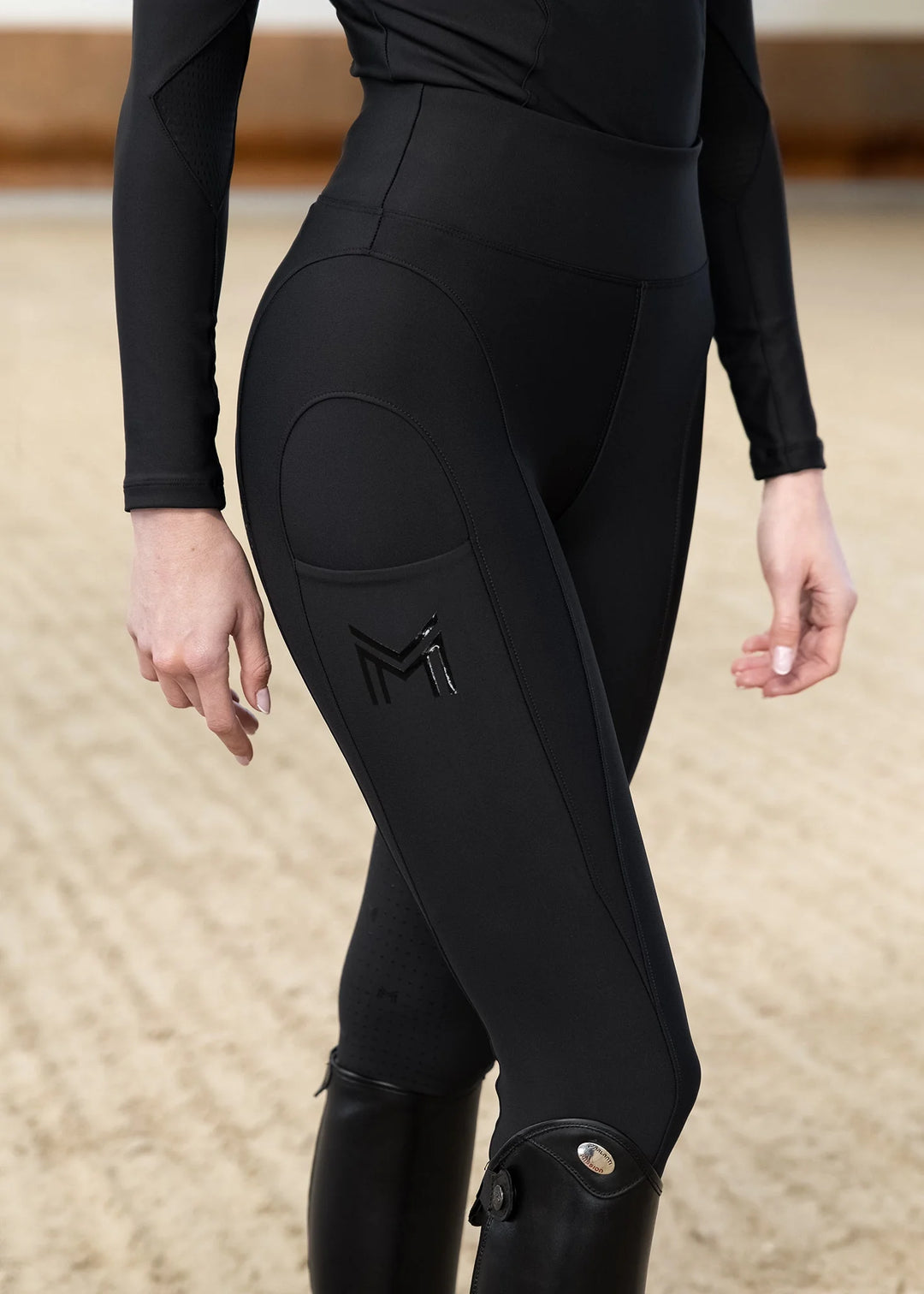 Maximilian Equestrian - Outline Helskodda Ridleggings BLACK