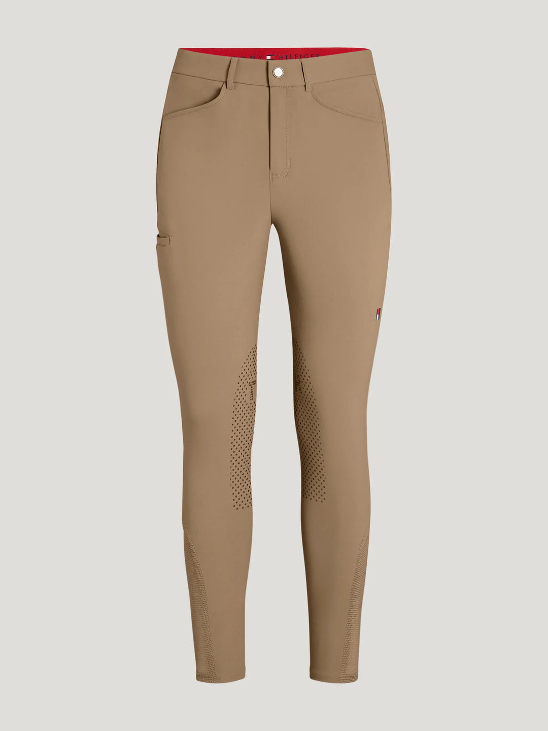 Tommy Hilfiger - Pro knäskodda ridbyxor FOSSIL