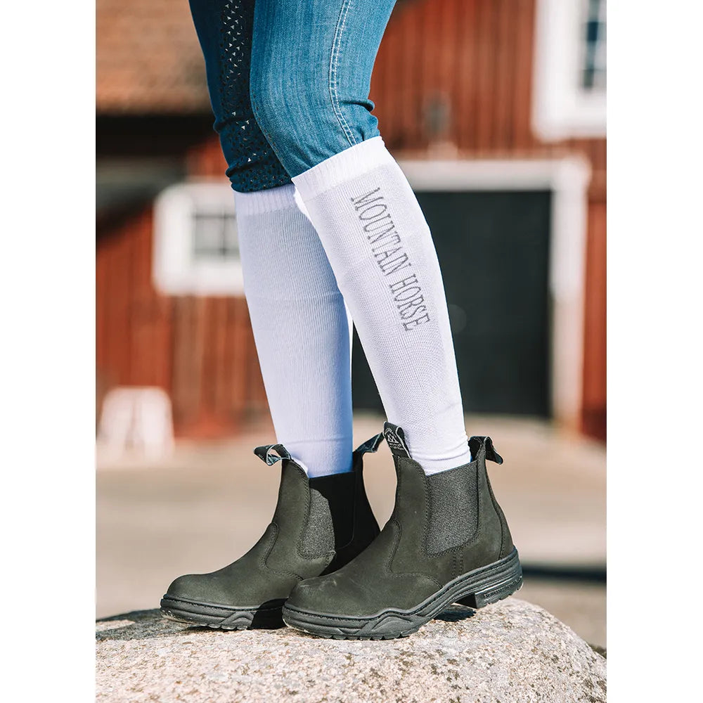 Mountain Horse - Team Tech Lätt Ridstrumpa WHITE