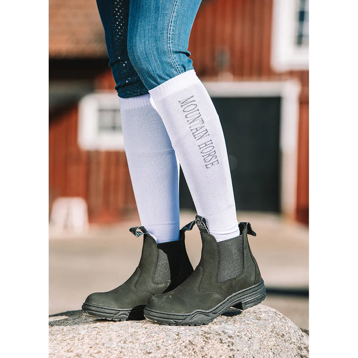 Mountain Horse - Team Tech Lätt Ridstrumpa WHITE