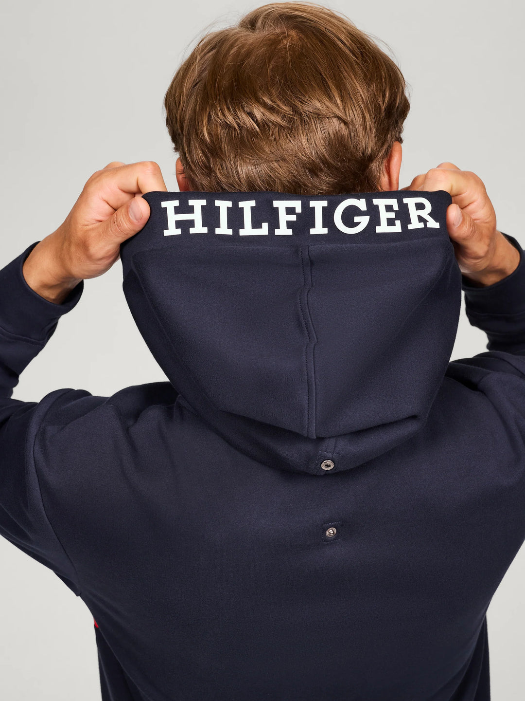 Tommy Hilfiger - Berkshire TH Flagga Huvtröja DESERT SKY