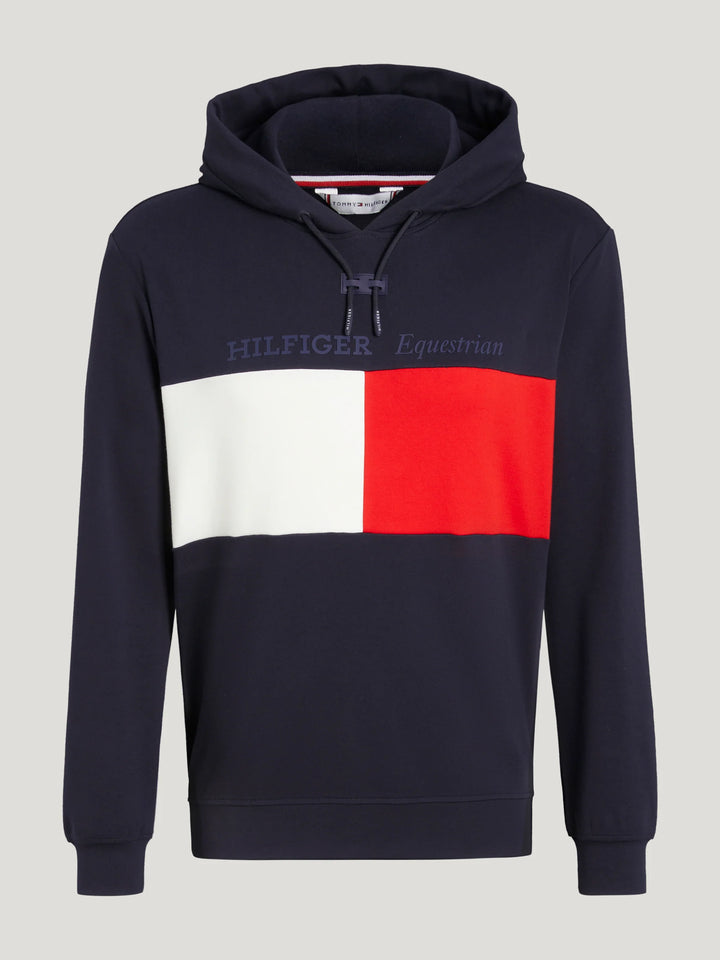Tommy Hilfiger - Berkshire TH Flagga Huvtröja DESERT SKY