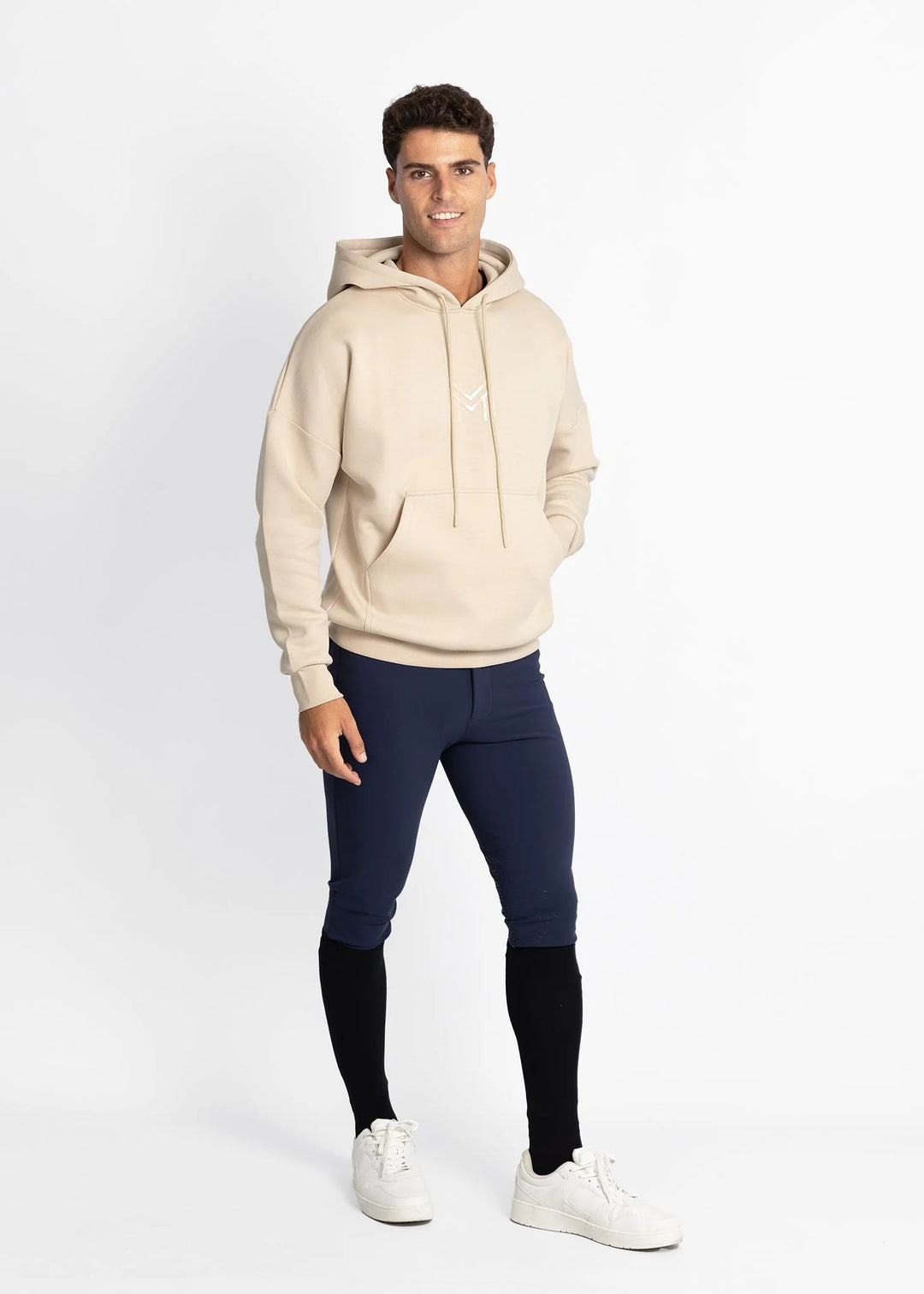 Maximilian Equestrian - Icon Oversized Hoodie BEIGE