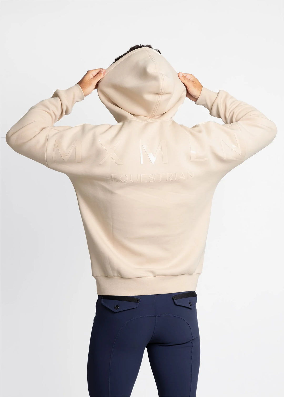 Maximilian Equestrian - Icon Oversized Hoodie BEIGE