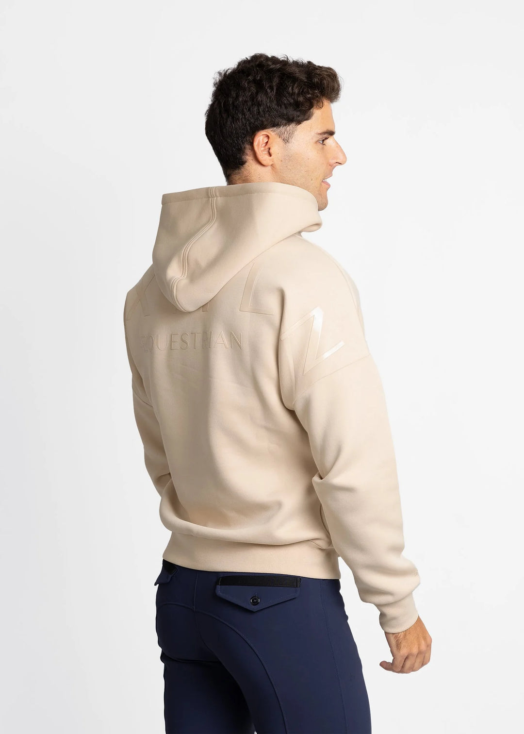 Maximilian Equestrian - Icon Oversized Hoodie BEIGE