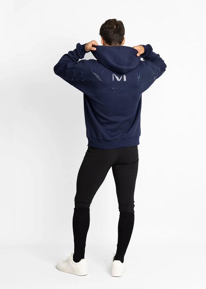 Maximilian Equestrian - Icon Oversized Hoodie NAVY
