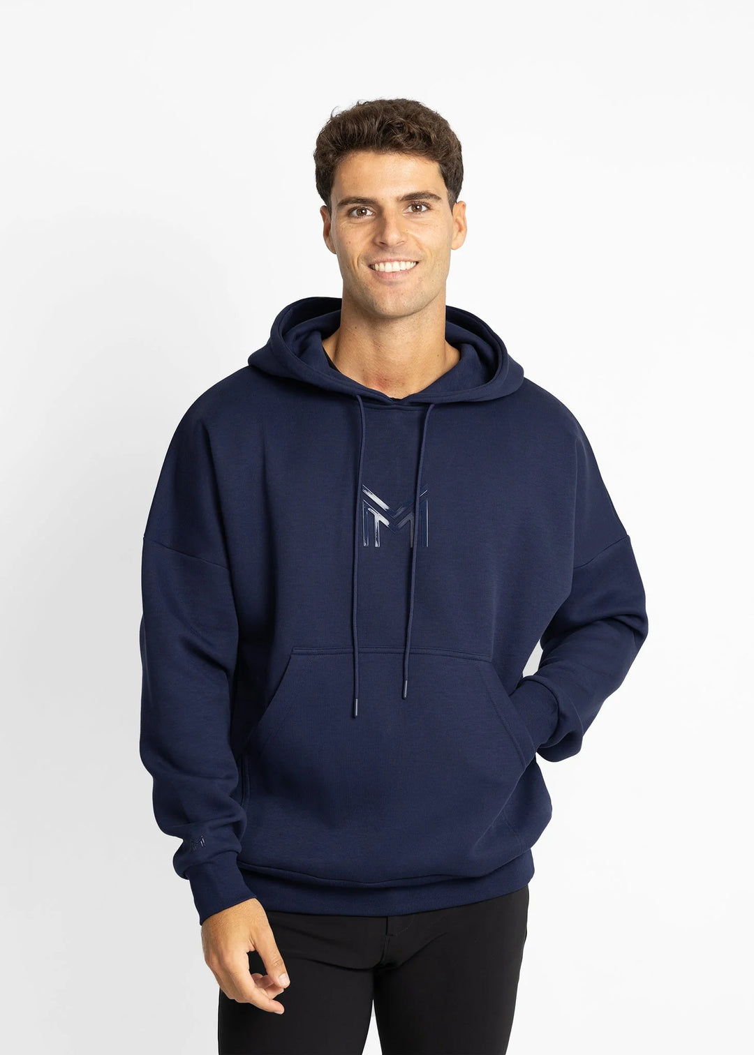 Maximilian Equestrian - Icon Oversized Hoodie NAVY