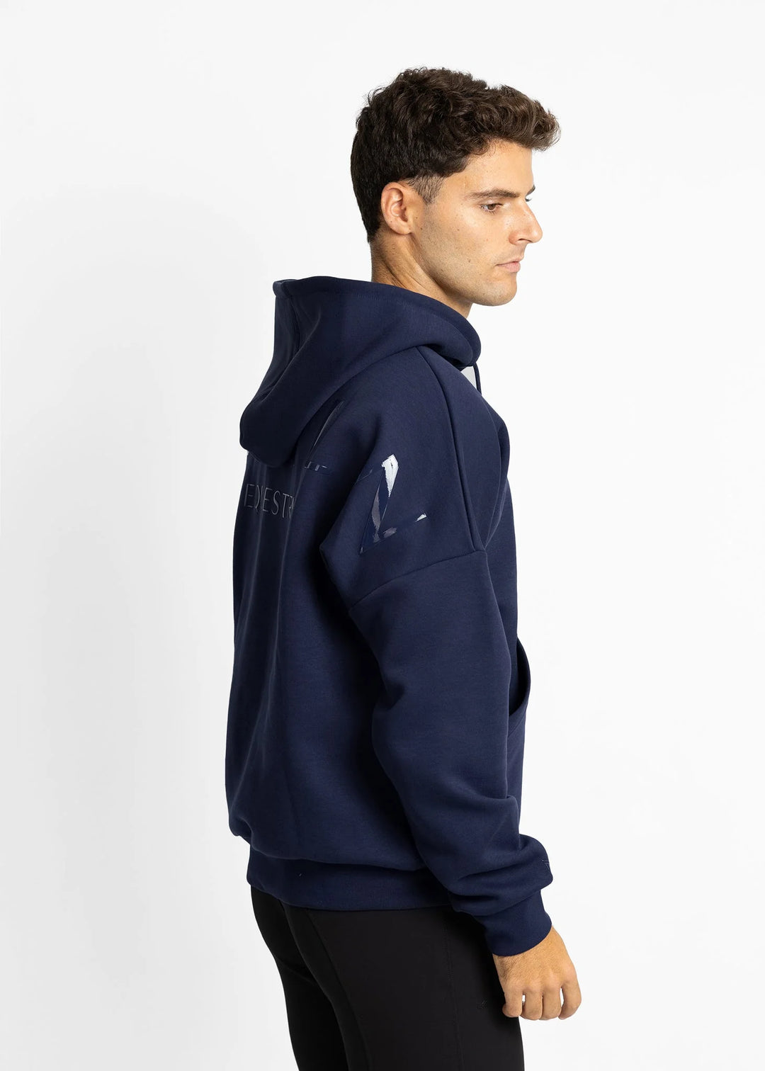 Maximilian Equestrian - Icon Oversized Hoodie NAVY