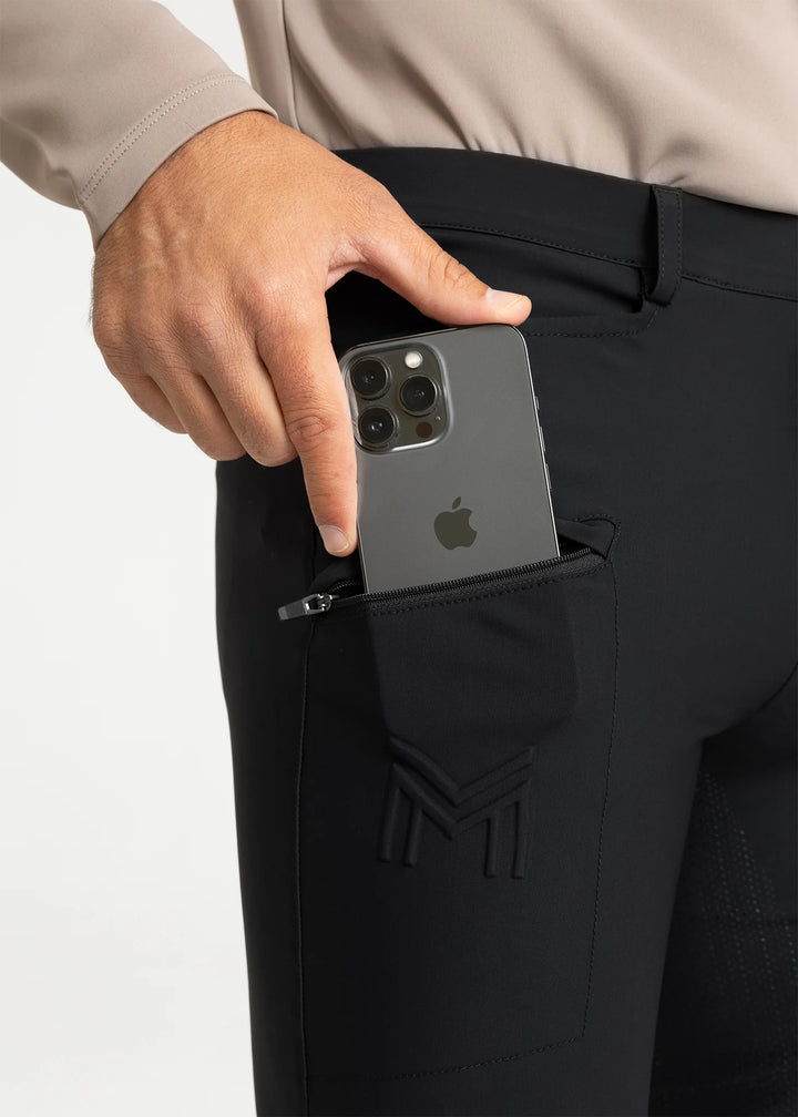 Maximilian Equestrian - Motion Knäskodda Ridbyxor BLACK