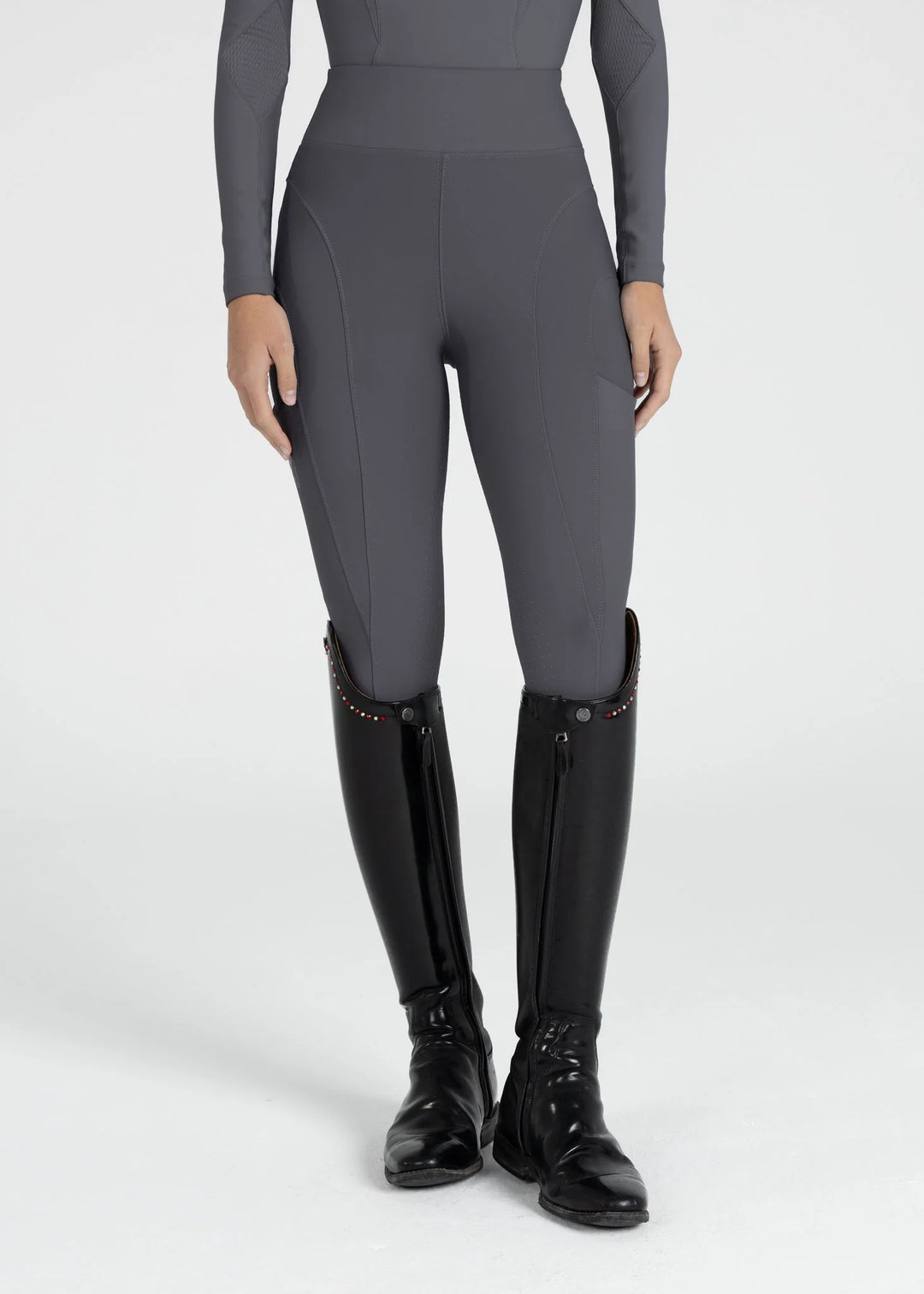 Maximilian Equestrian - Outline Helskodda Ridleggings GRAPHITE