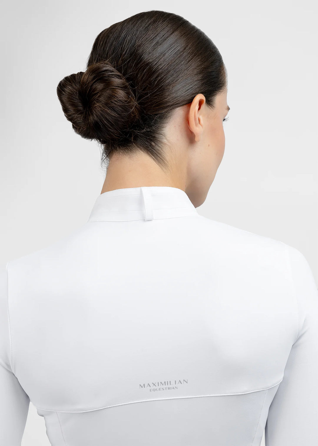 Maximilian Equestrian - Era Långärmad tävlingstopp WHITE