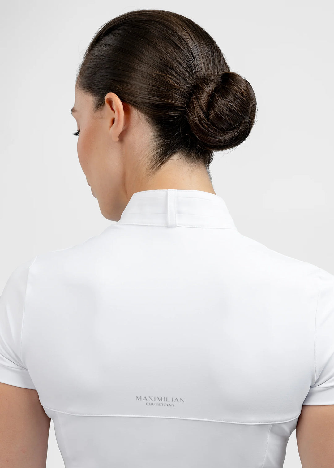 Maximilian Equestrian - Era kortärmad tävlingstopp WHITE