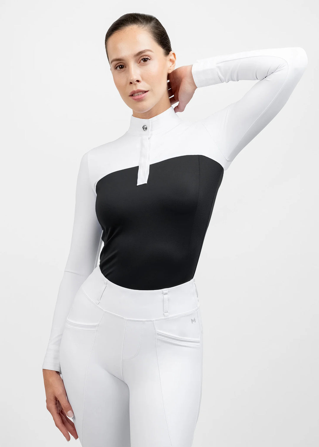 Maximilian Equestrian - Era Långärmad tävlingstopp BLACK