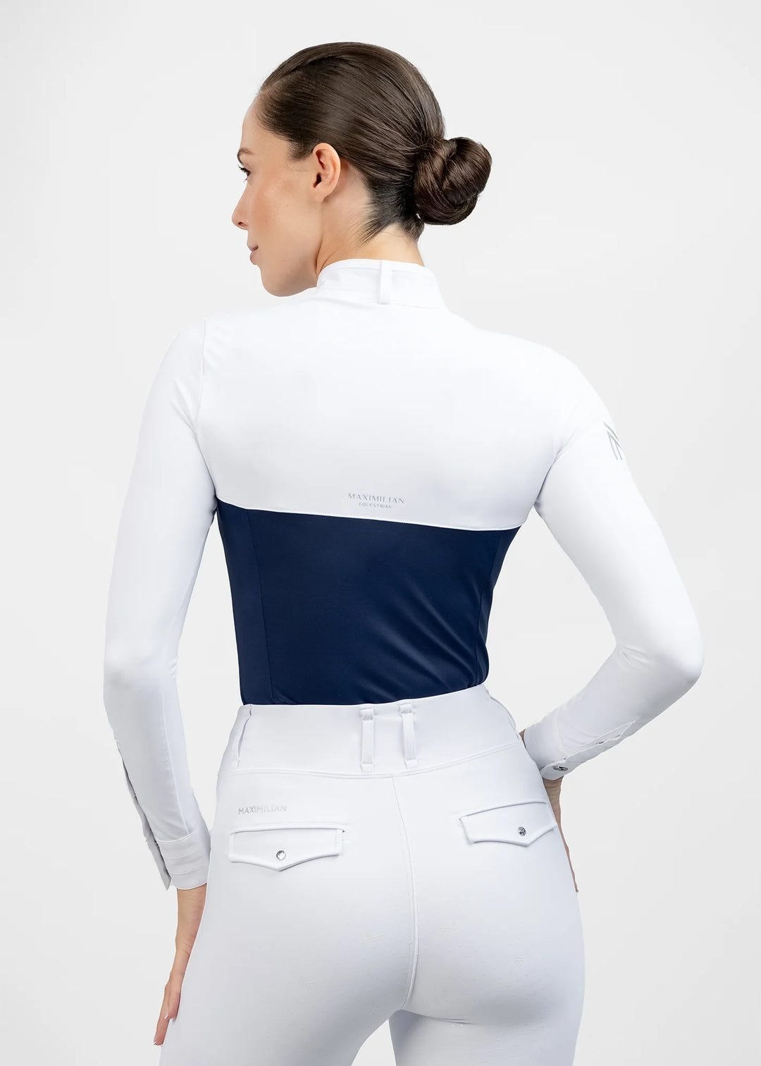 Maximilian Equestrian - Era Långärmad tävlingstopp NAVY