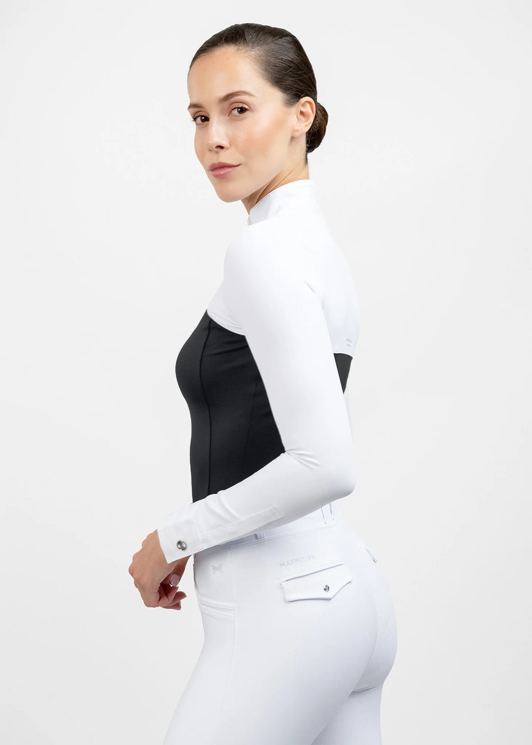 Maximilian Equestrian - Era Långärmad tävlingstopp BLACK