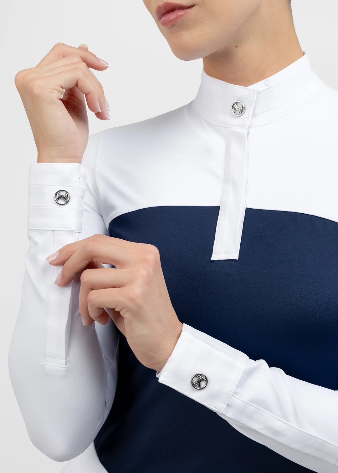 Maximilian Equestrian - Era Långärmad tävlingstopp NAVY