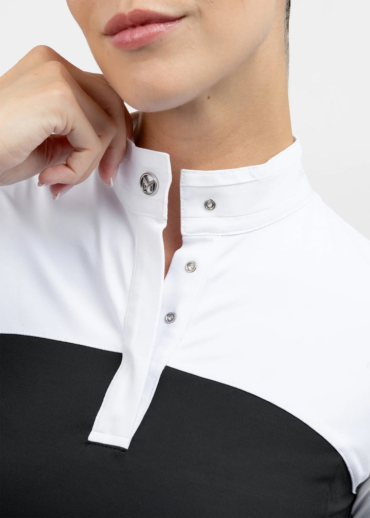 Maximilian Equestrian - Era Långärmad tävlingstopp BLACK