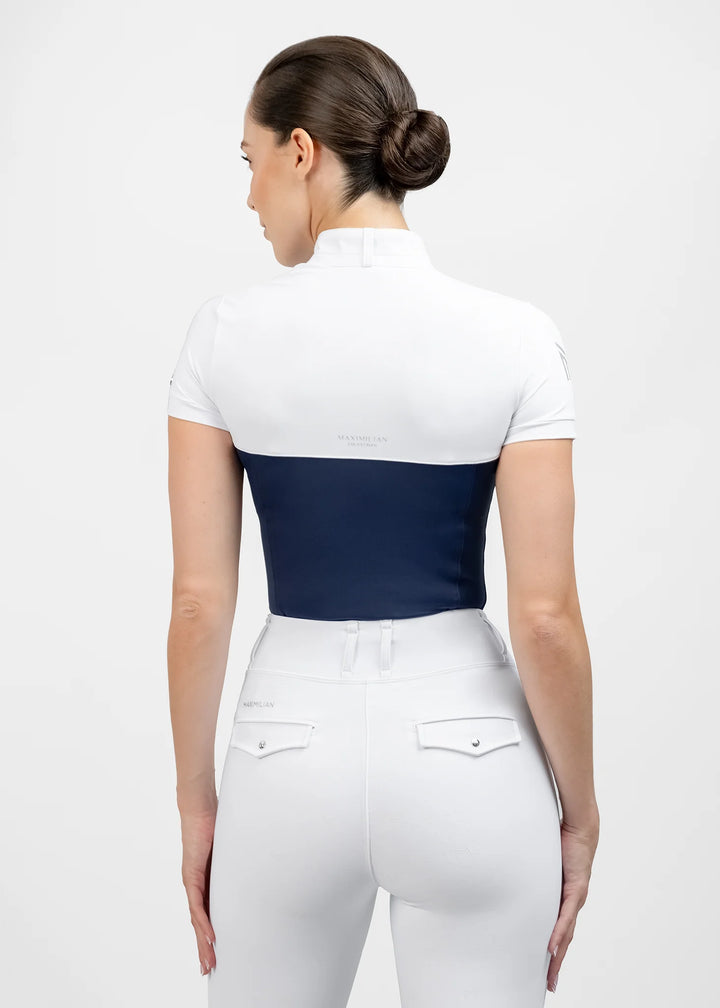 Maximilian Equestrian - Era kortärmad tävlingstopp NAVY