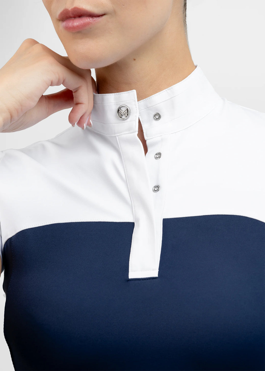 Maximilian Equestrian - Era kortärmad tävlingstopp NAVY