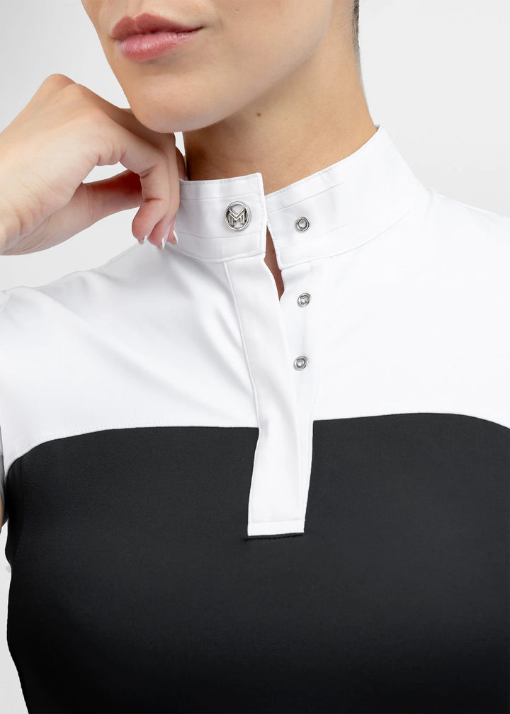Maximilian Equestrian - Era kortärmad tävlingstopp BLACK