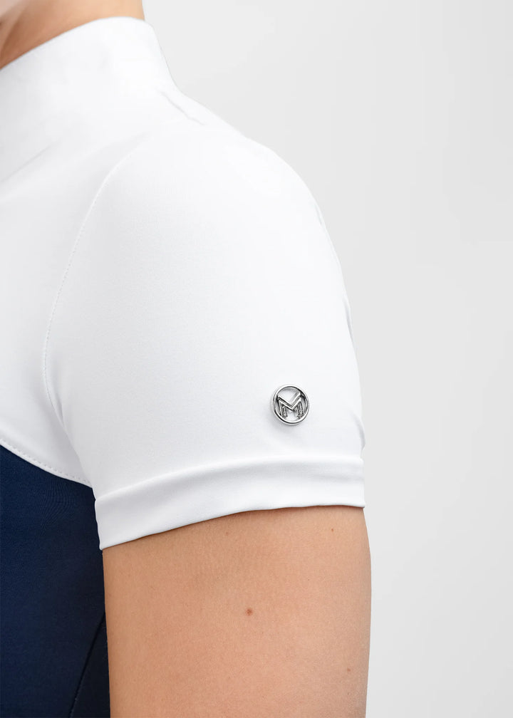 Maximilian Equestrian - Era kortärmad tävlingstopp NAVY