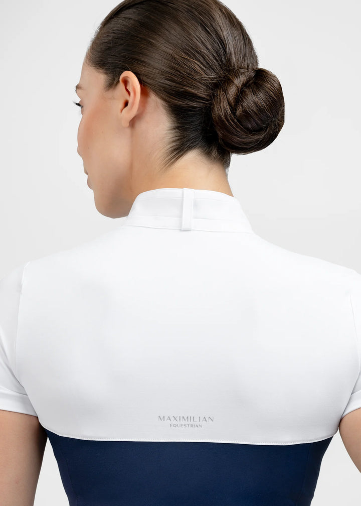 Maximilian Equestrian - Era kortärmad tävlingstopp NAVY