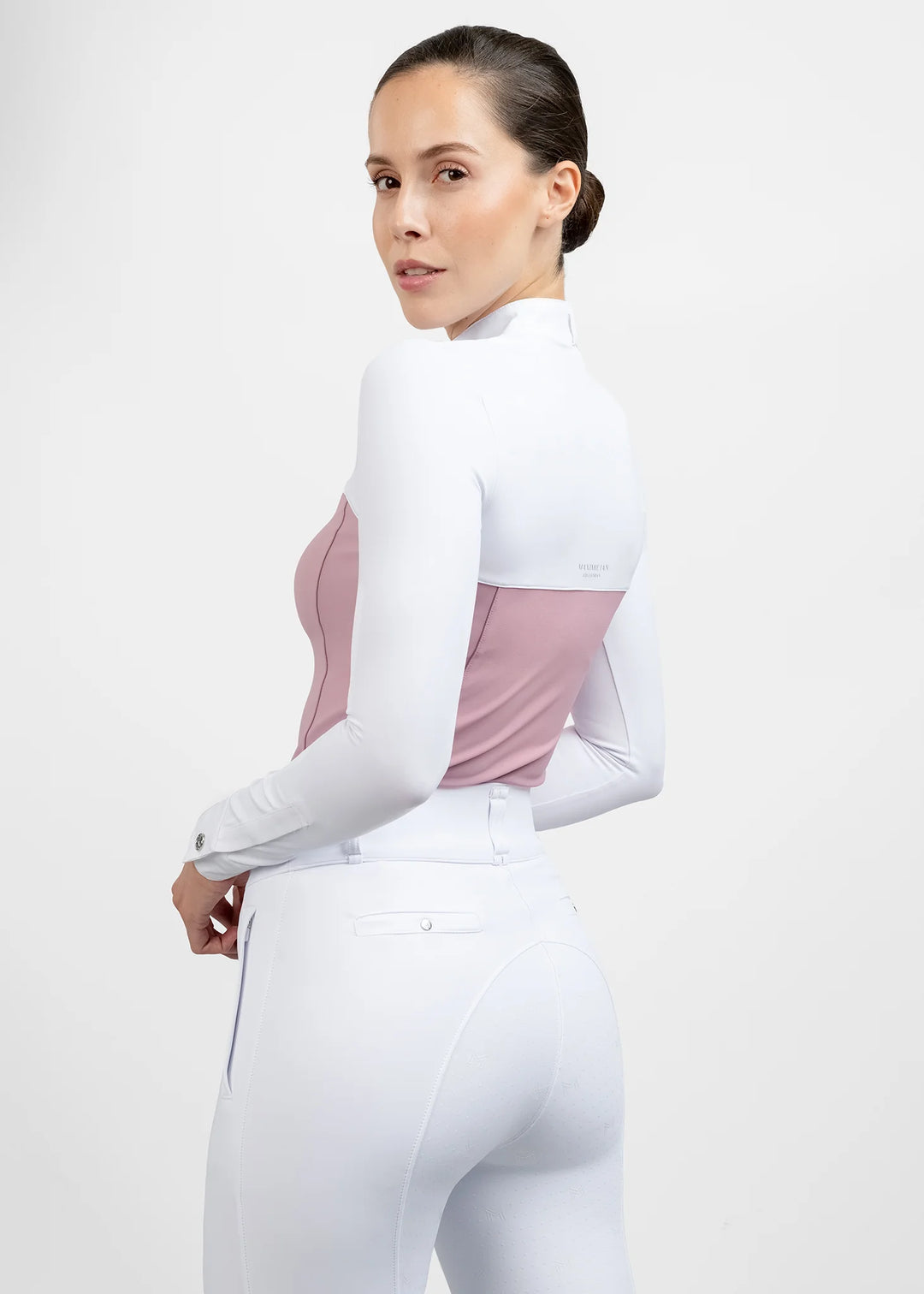 Maximilian Equestrian - Era Långärmad tävlingstopp MAUVE