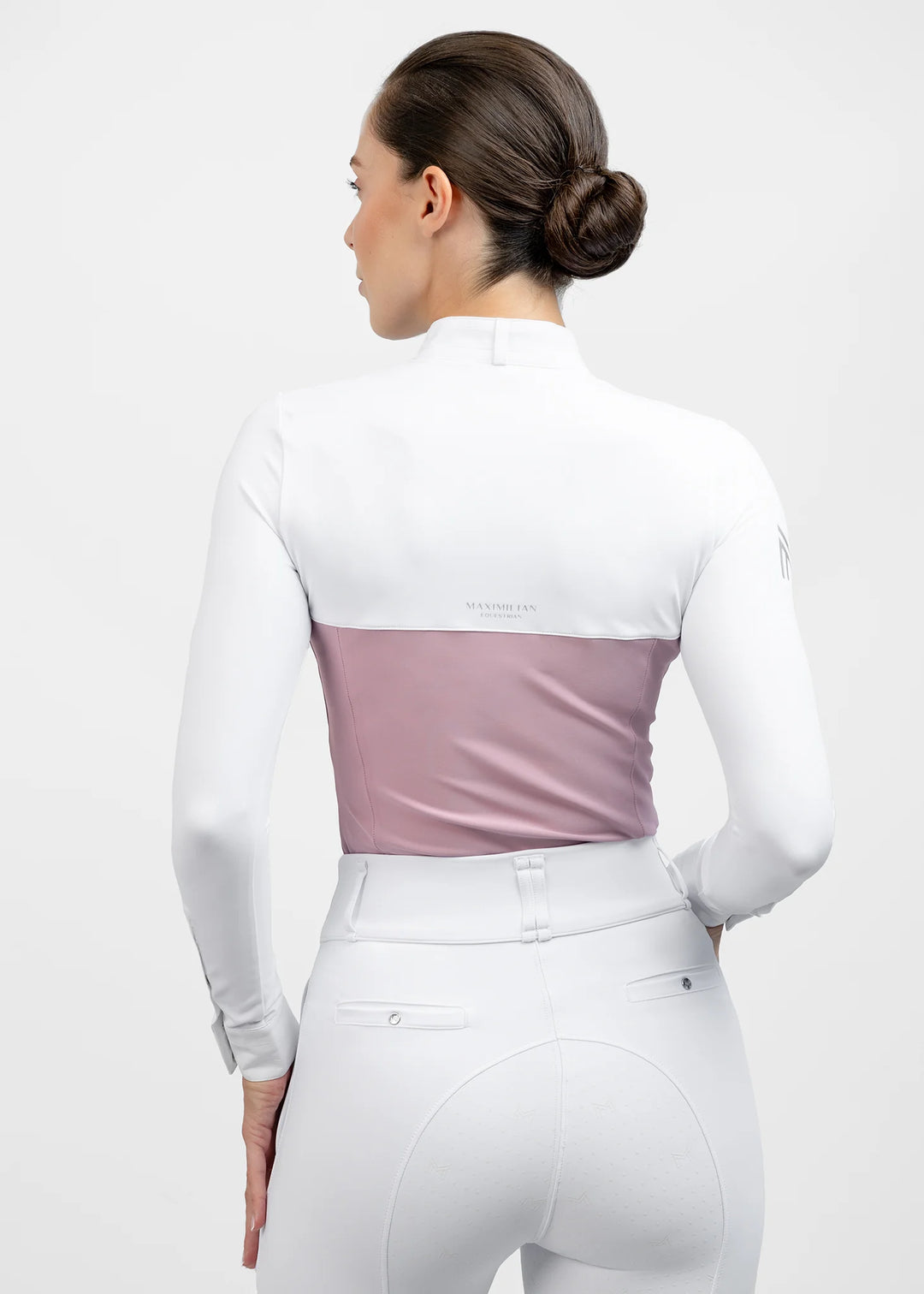 Maximilian Equestrian - Era Långärmad tävlingstopp MAUVE