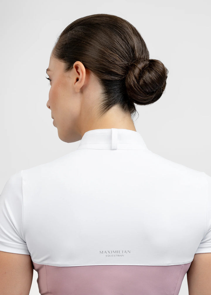 Maximilian Equestrian - Era kortärmad tävlingstopp MAUVE
