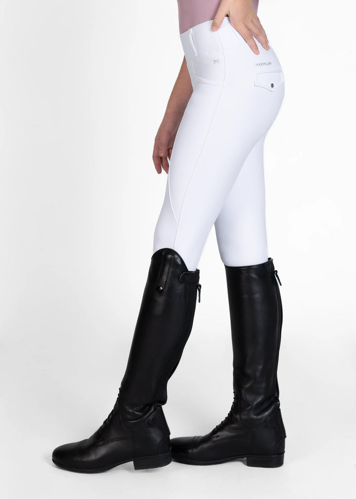 Maximilian Equestrian - YR Pro Helskodda Ridleggings WHITE
