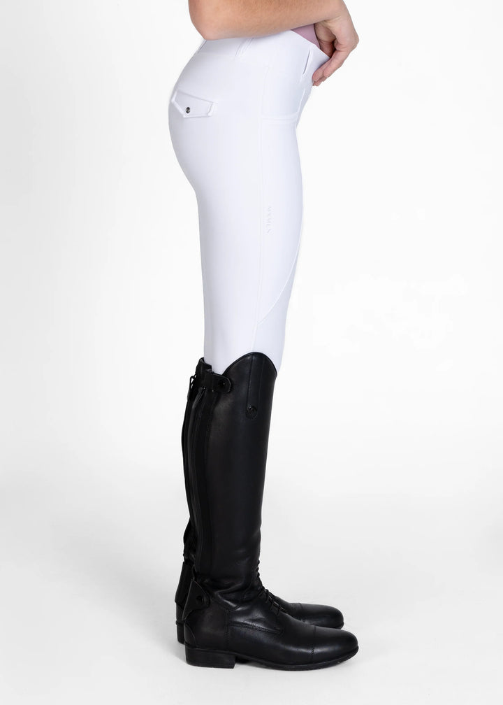 Maximilian Equestrian - YR Pro Helskodda Ridleggings WHITE