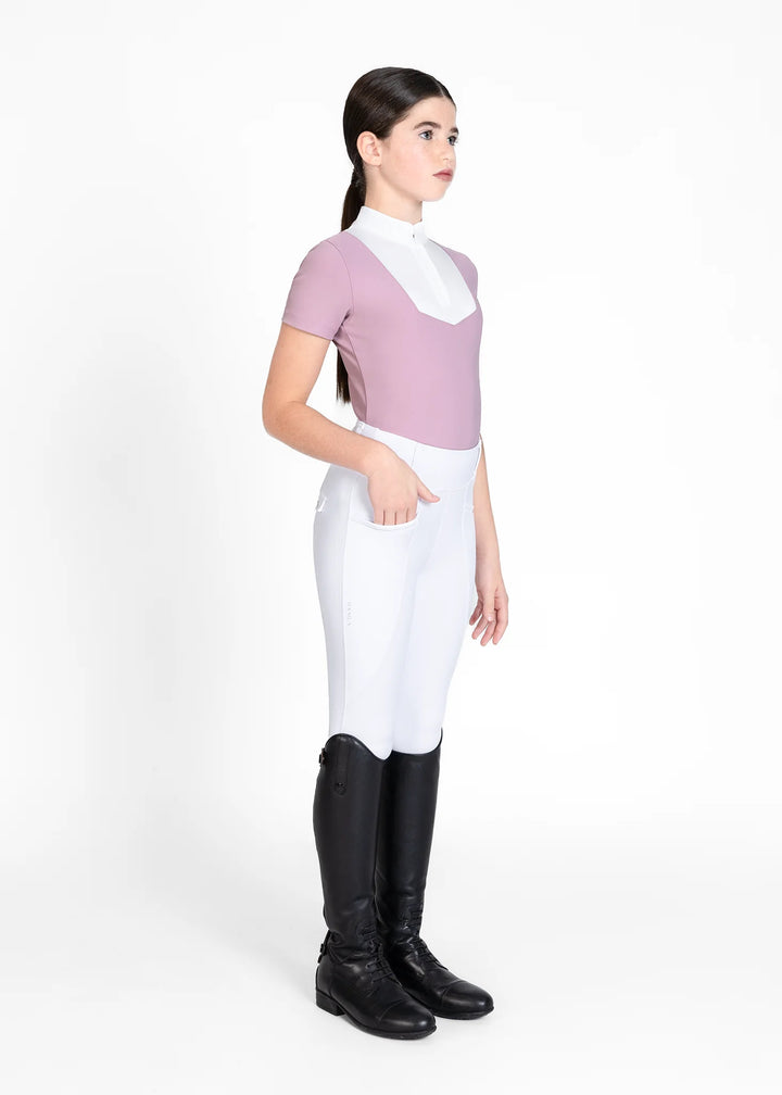 Maximilian Equestrian - YR Pro Helskodda Ridleggings WHITE