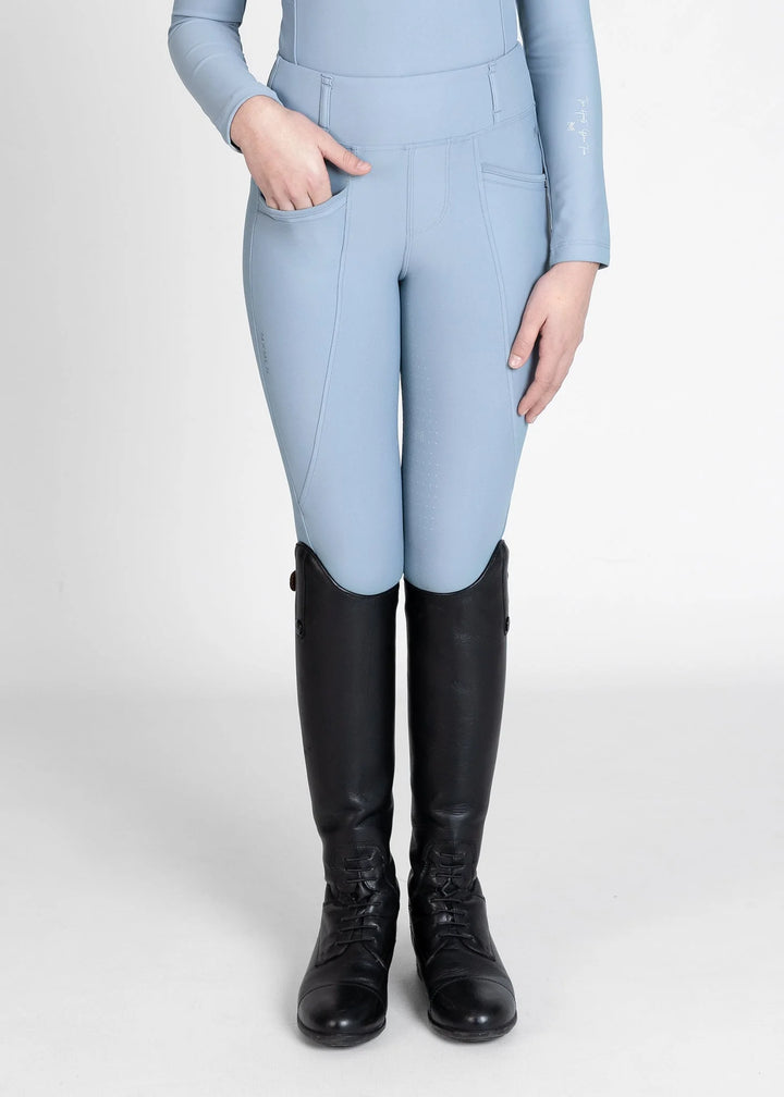 Maximilian Equestrian - YR Pro Helskodda Ridleggings AQUA