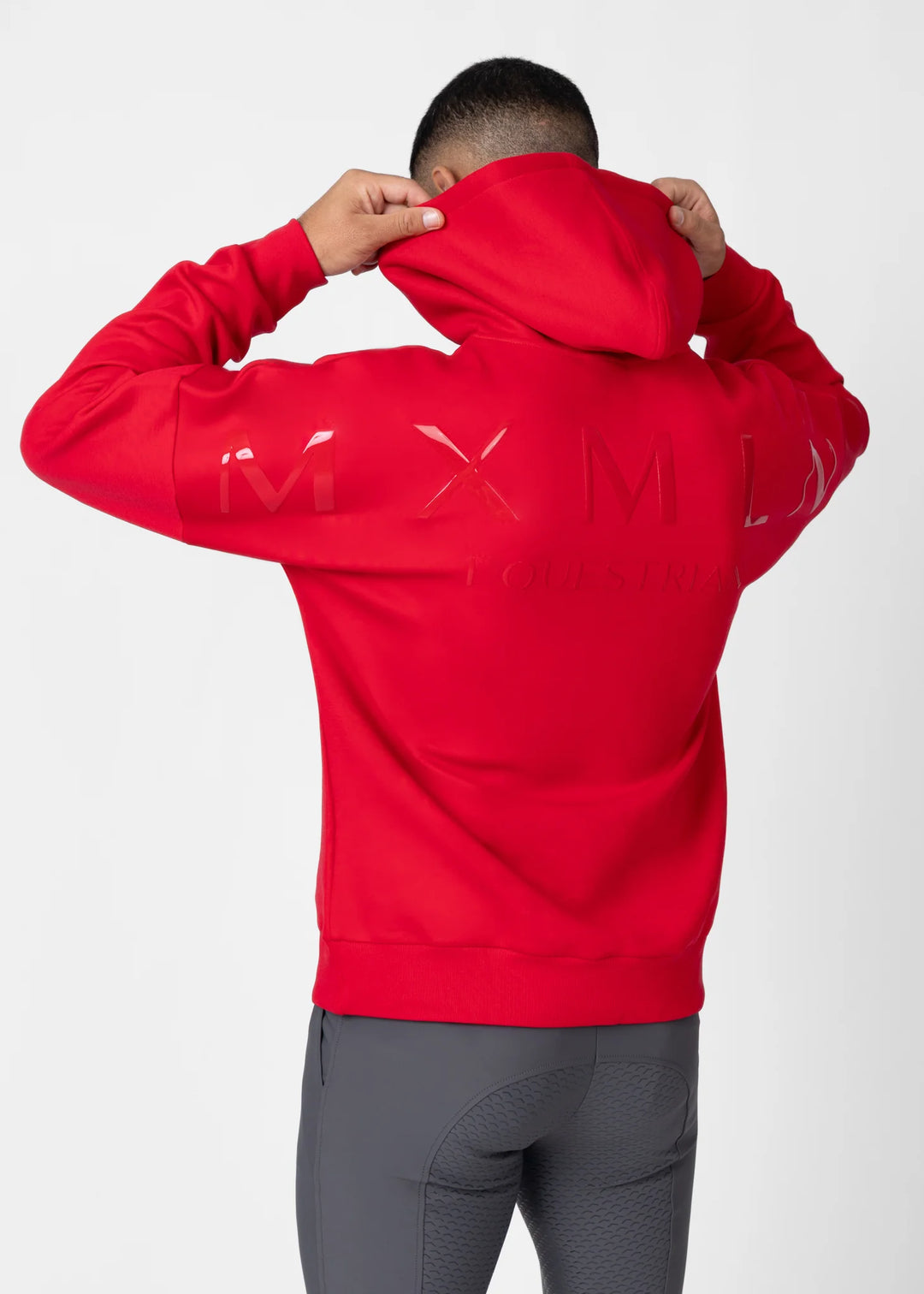 Maximilian Equestrian - Icon Oversized Hoodie GRENADINE
