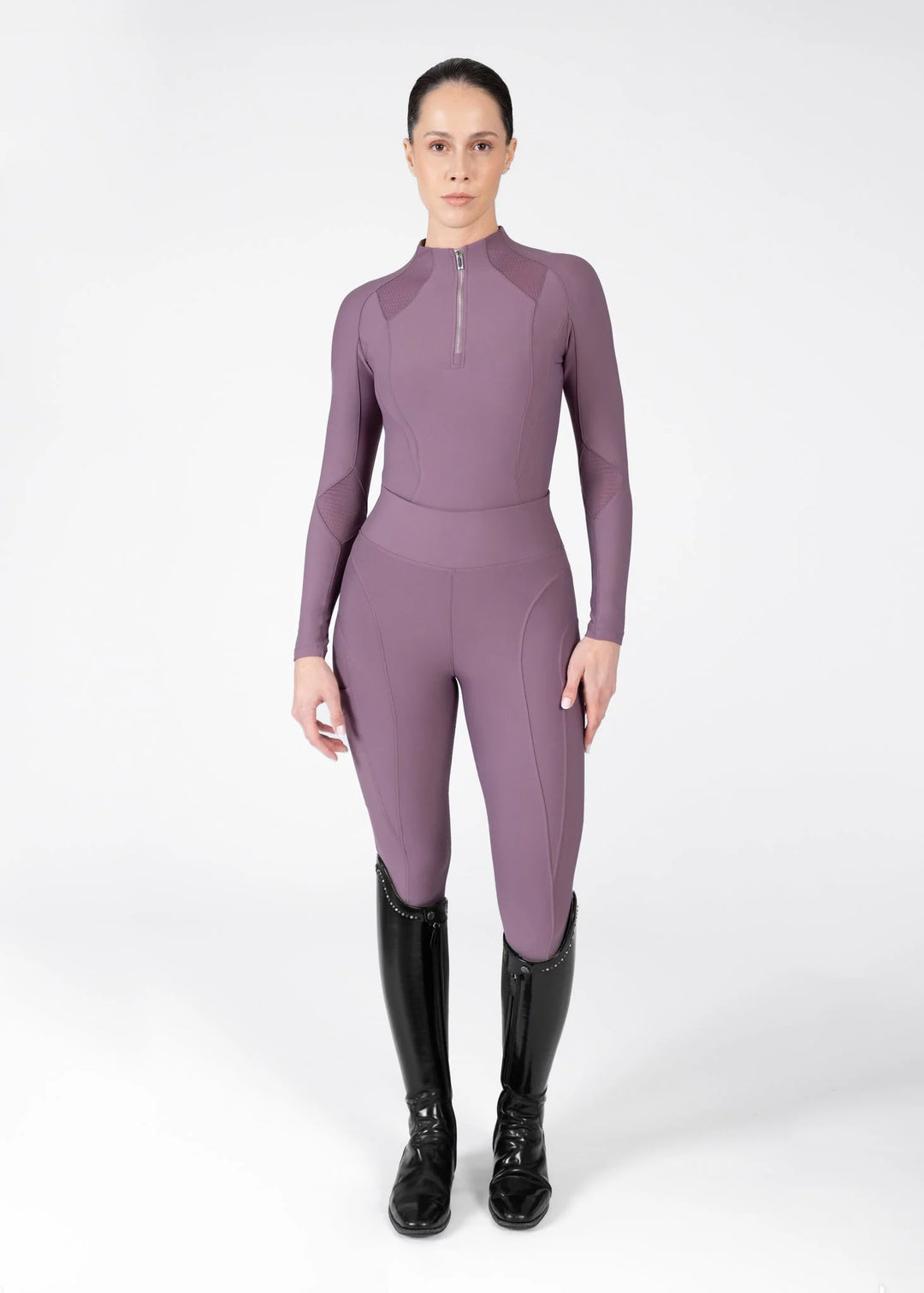Maximilian Equestrian - Outline Helskodda Ridleggings PLUM