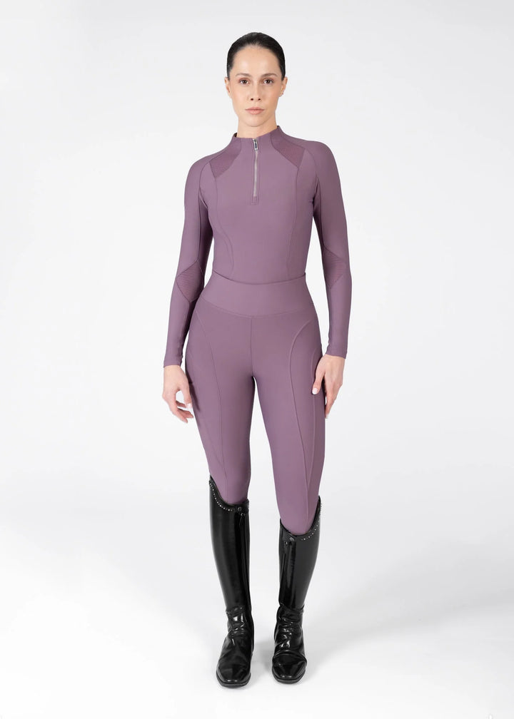 Maximilian Equestrian - Outline Helskodda Ridleggings PLUM