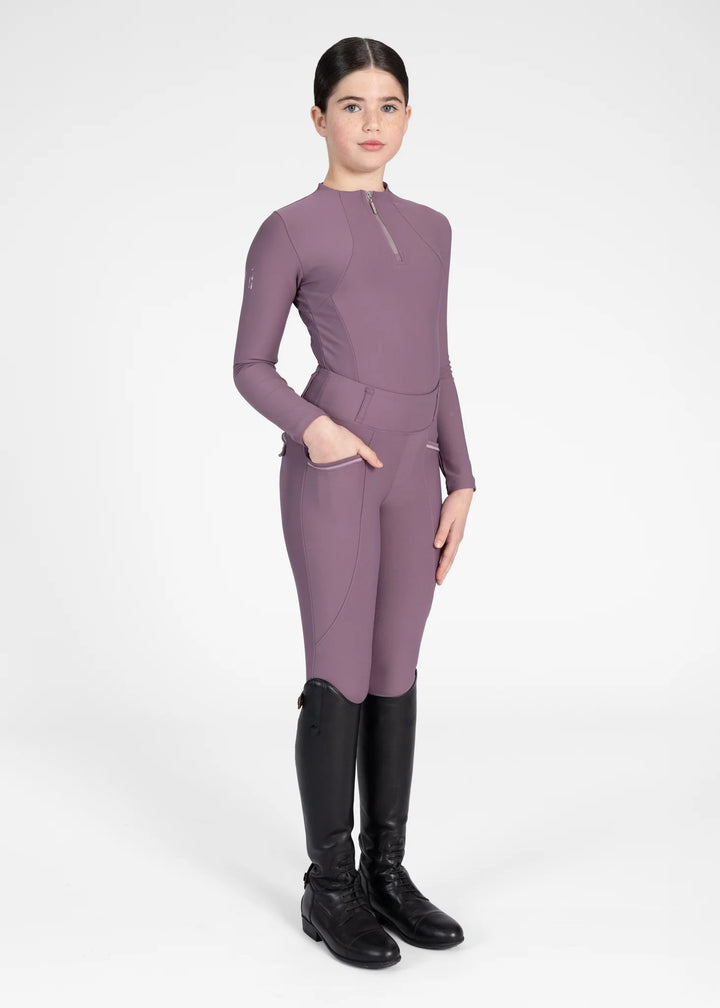 Maximilian Equestrian - YR Pro Helskodda Ridleggings PLUM