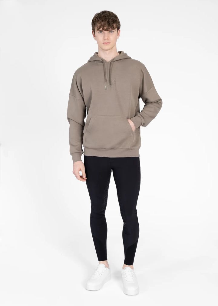 Maximilian Equestrian - Icon Oversized Hoodie TAUPE