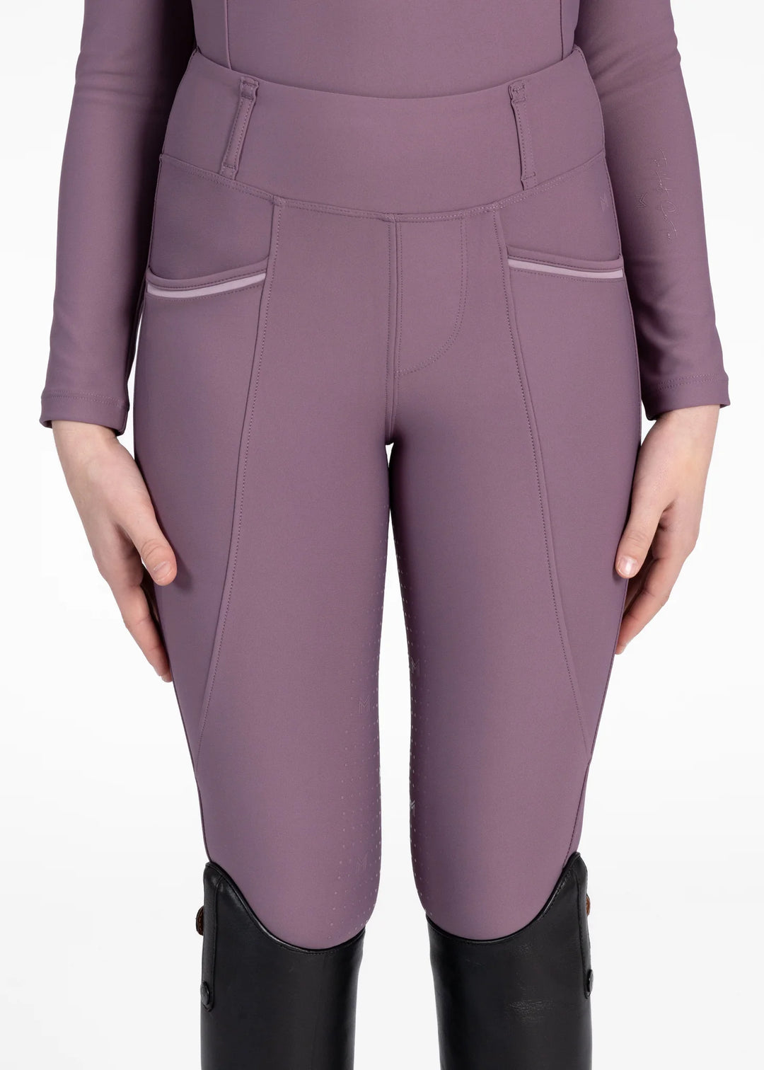 Maximilian Equestrian - YR Pro Helskodda Ridleggings PLUM
