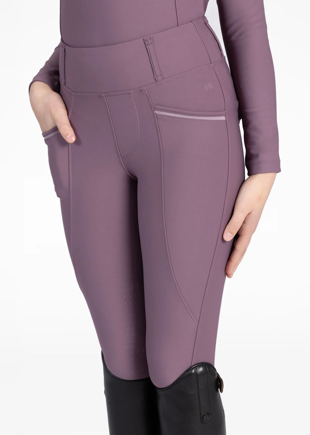 Maximilian Equestrian - YR Pro Helskodda Ridleggings PLUM