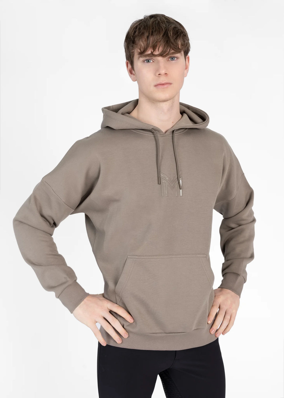 Maximilian Equestrian - Icon Oversized Hoodie TAUPE