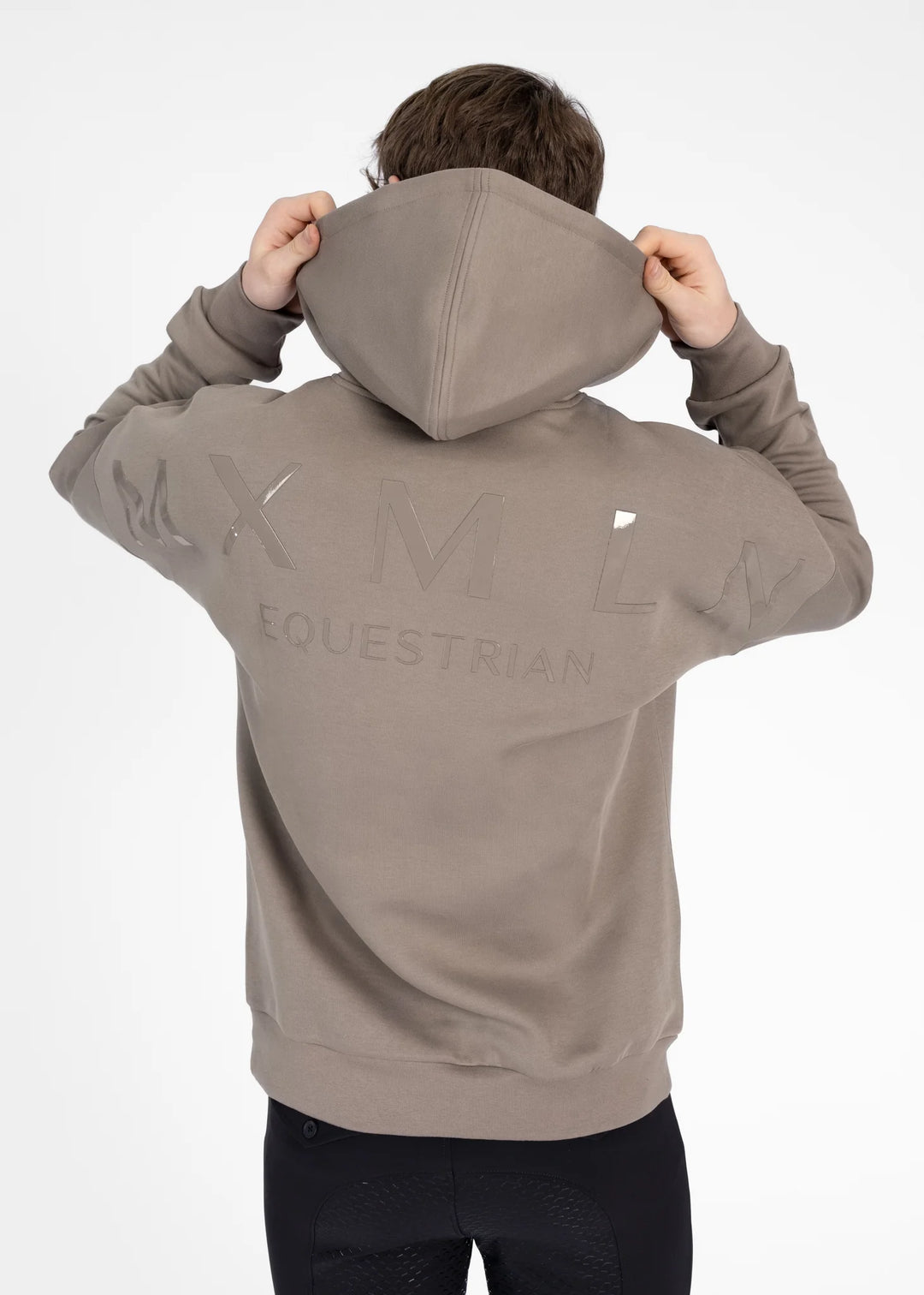 Maximilian Equestrian - Icon Oversized Hoodie TAUPE