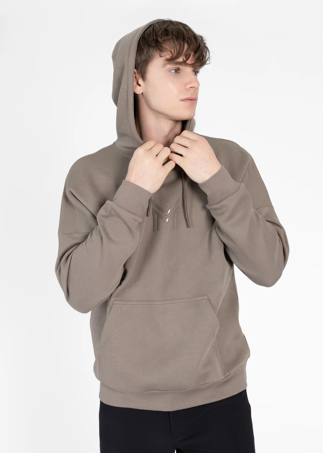 Maximilian Equestrian - Icon Oversized Hoodie TAUPE