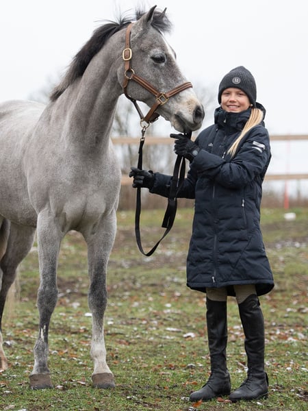 Uhip - Ice Vinterridkappa Junior Grafitgrå